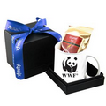 11 Oz. White Mug & Gourmet Tea in Deluxe Gift Box